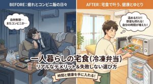 一人暮らし　宅食　デメリット